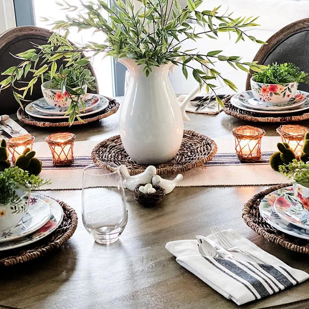 Black and White Napkins - Striped