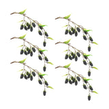 Blackberry-Twig-Vine-(Set-of-6)-Artificial-Non-Flowering-Plants