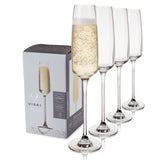Reserve-julien-crystal-champagne-flute-glasses-viski®-Champagne-Glasses