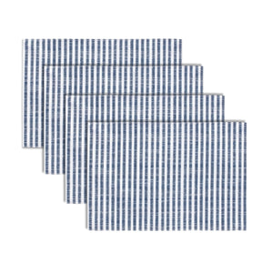 Blue-and-White-Striped-Dining-Placemat-(Set-of-4)-Table-Runners