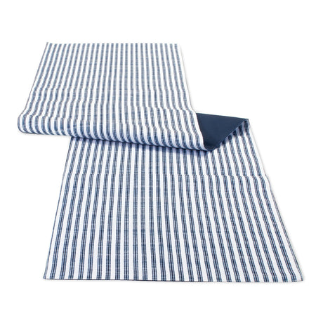 Blue and White Striped Dining Table Runner 70"L - Tuesday Morning - Table Runners