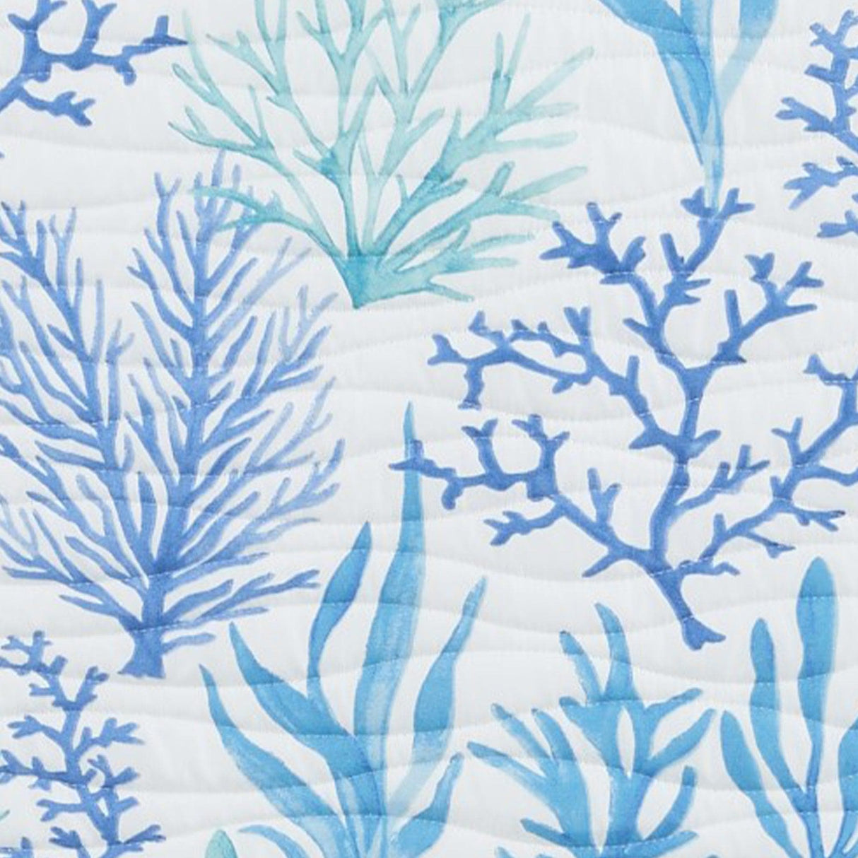 Blue coral quilt - amelia island - Tuesday Morning - Quilts & Comforters