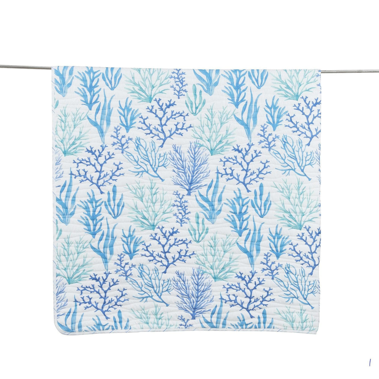 Blue coral quilt - amelia island - Tuesday Morning - Quilts & Comforters