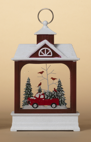 Spinning Barn Waterglobe -  Pickup Truck