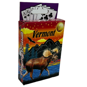 Vermont Moose Sunset Playing Cards