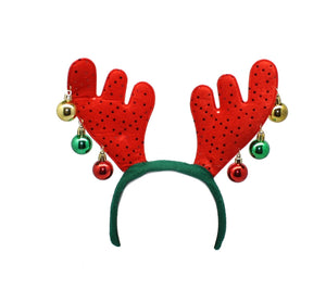 Antlers With Ornaments Headband -