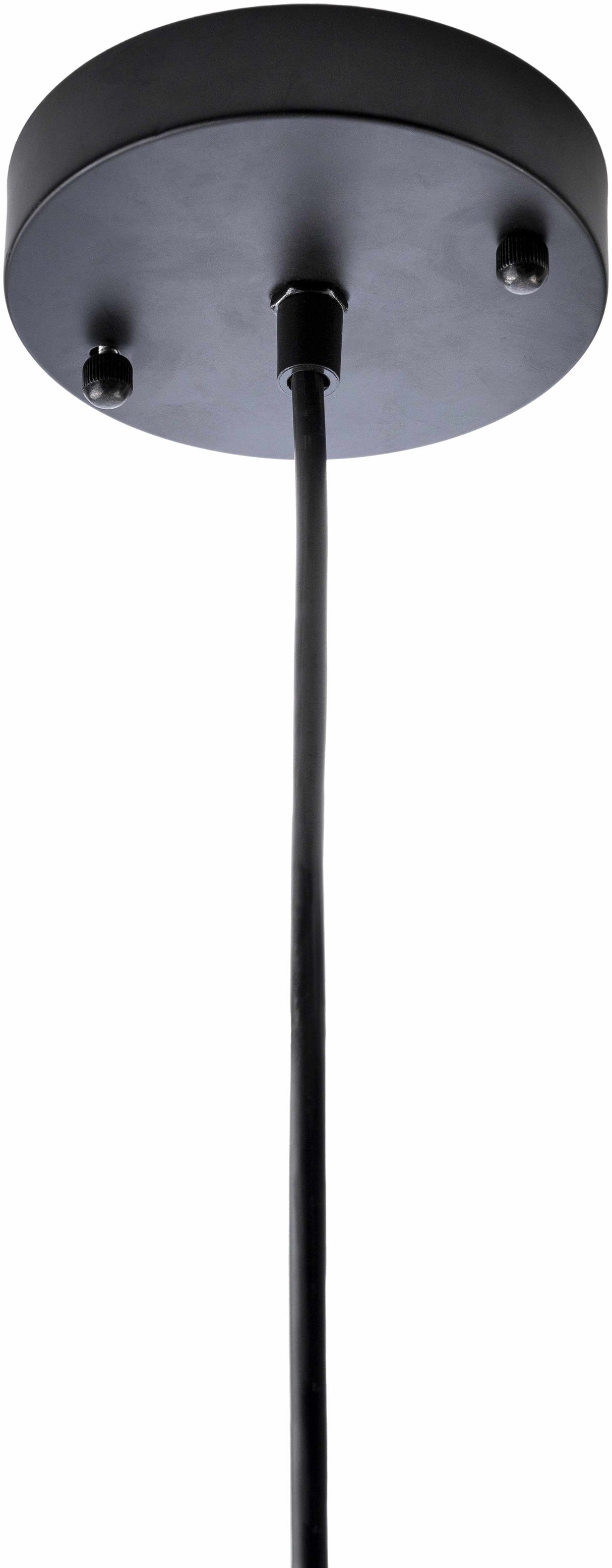 Bailleval Dark Brown Rattan Pendant