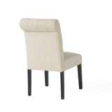 Broxton Tufted Rooltop Dining Chairs, Set of 2