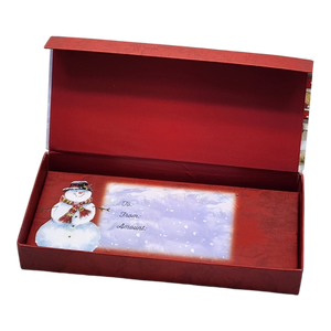 Money / Gift Card Holder - Season's Greetings Snowman