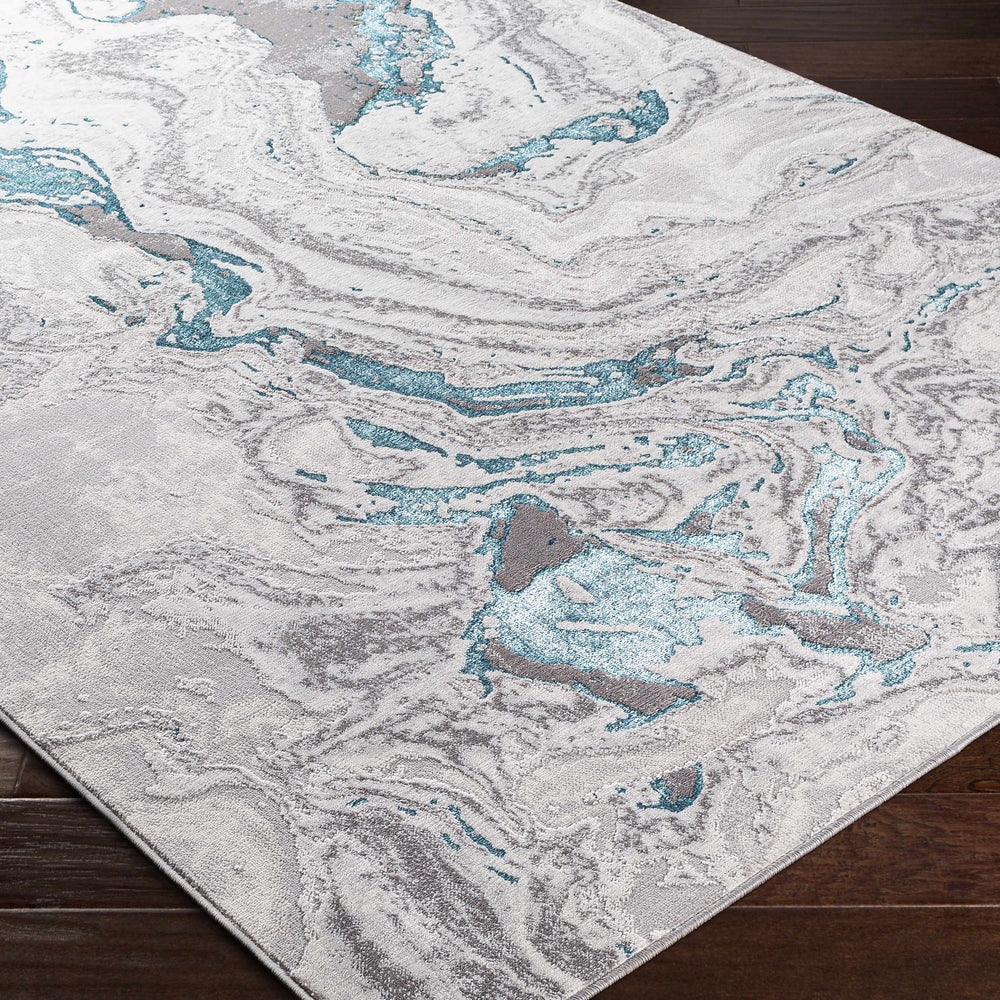 Bonville Blue Marble Rug