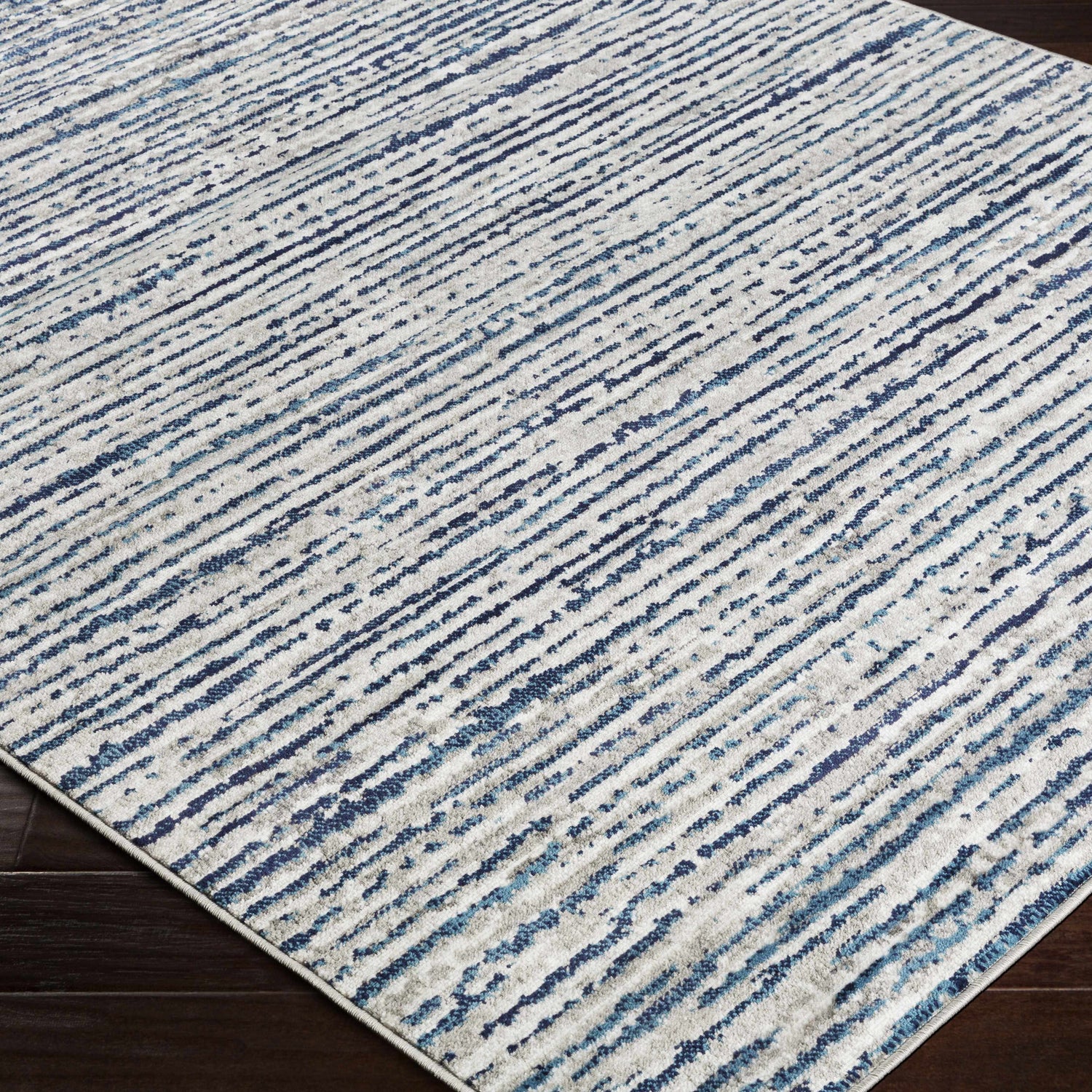 Bowmansdale Striped Navy Rug