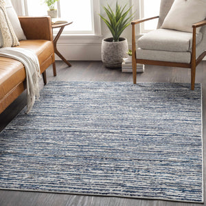Bowmansdale Striped Navy Rug