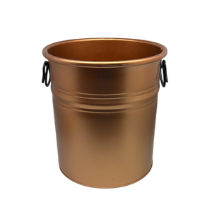 Copper Look Metal Bucket - Mid Size