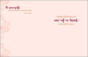 Birthday Card - Be Yourself; Everyone else Is Already Taken