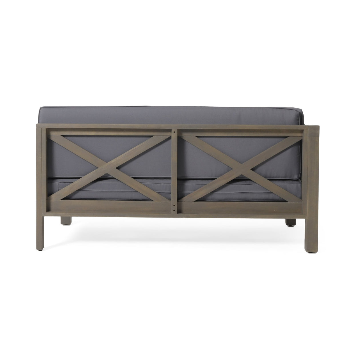 BRAVA X - BACK LEFT CORNER BENCH OF SET 2 - Tuesday Morning - Outdoor Furniture Sets