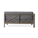 BRAVA X - BACK LEFT CORNER BENCH OF SET 2 - Tuesday Morning - Outdoor Furniture Sets