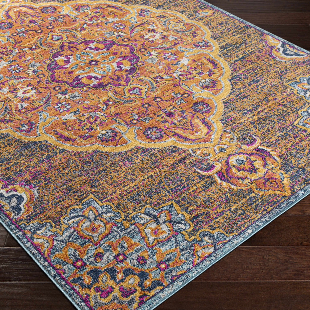 Brodhead Magenta & Orange Rug - Clearance