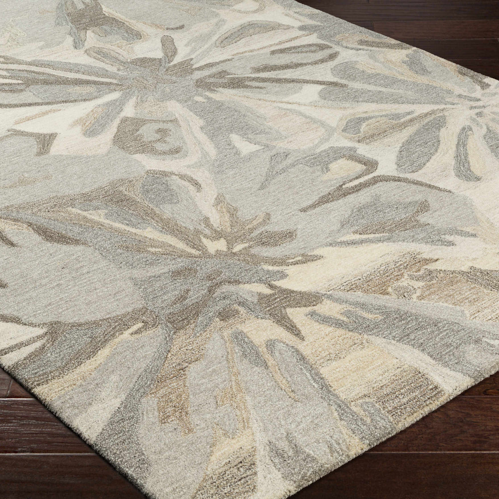 Ilfeld Athena Beige Floral Wool Rug