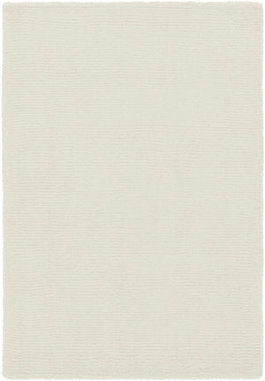 Brockton Solid Light Beige Wool Rug