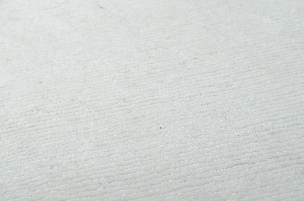 Brockton Solid Light Beige Wool Rug