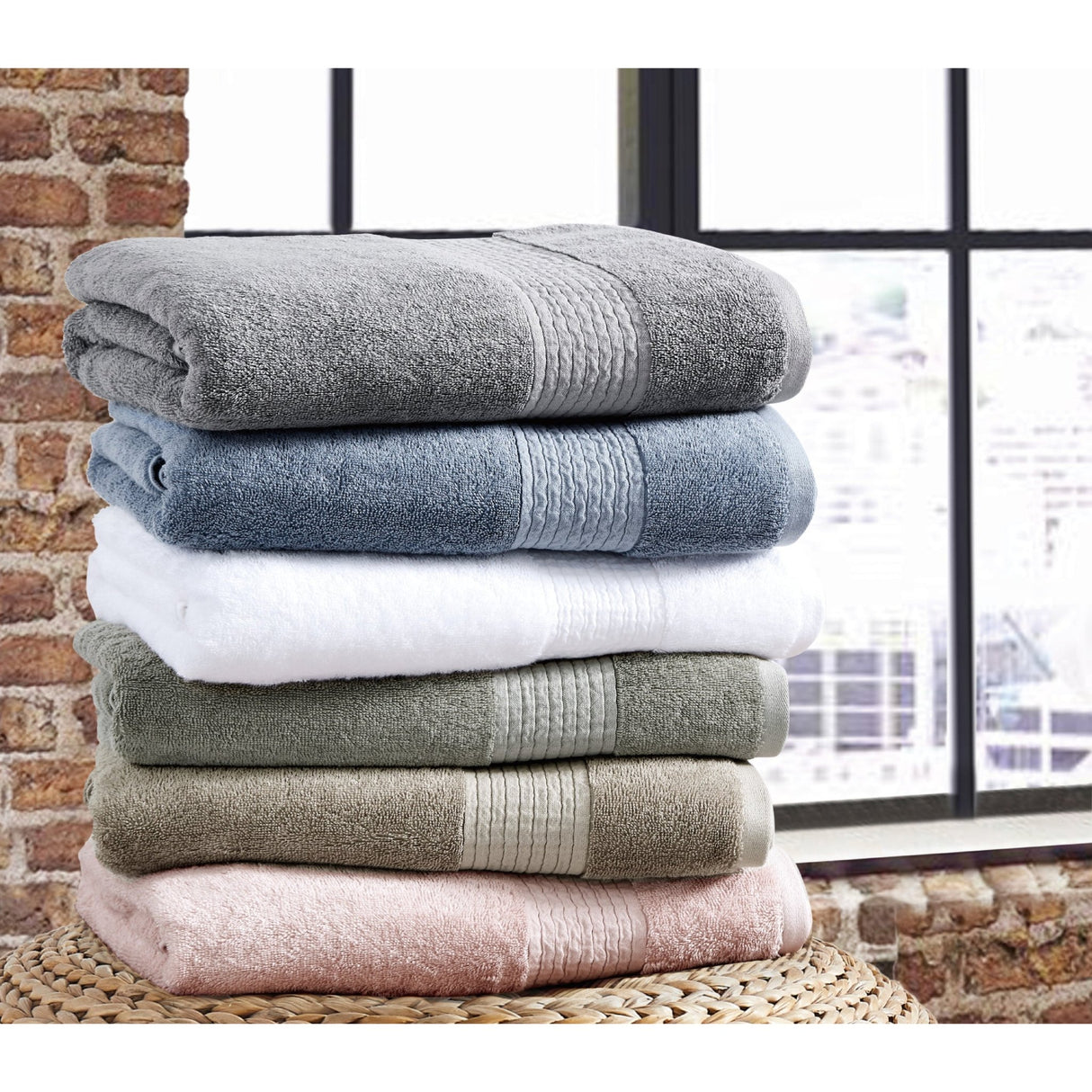 Brooklyn-Loom-Cotton-TENCEL™-6-Piece-Towel-Set-Bath-Towels