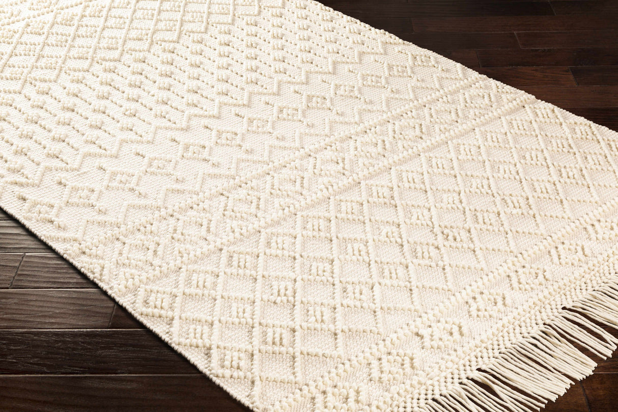 Brothers Beige Wool&Cotton Rug - Clearance