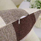 Pack of 1 buffalo-check throw pillow (cover and insert) size 18"x18 with 450g insert