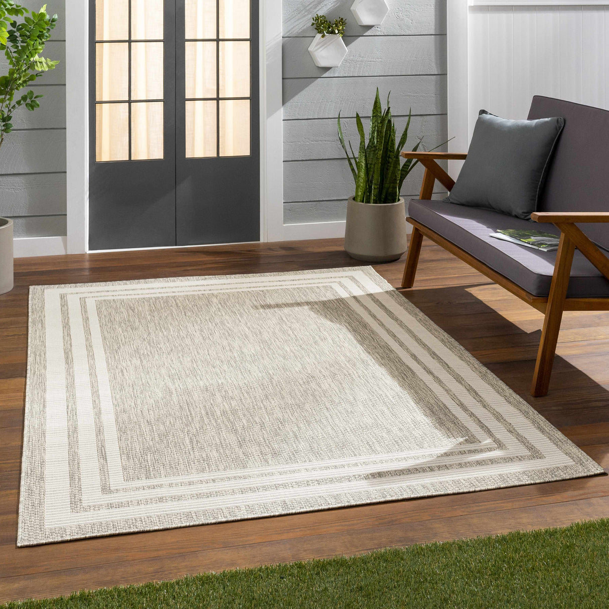 Burradoo Bordered Area Rug