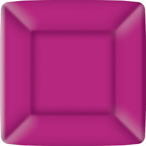 Raspberry Square Paper Salad / Dessert Plate