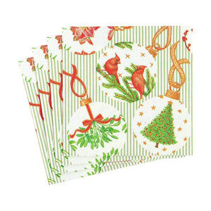 Botanical Ornaments Paper Cocktail Napkins