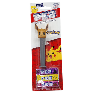 Pez Pokemon Dispenser with 3 Candy Rolls - Eevee