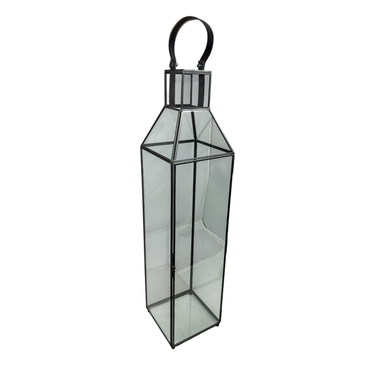 Elegant Metal & Glass Lantern