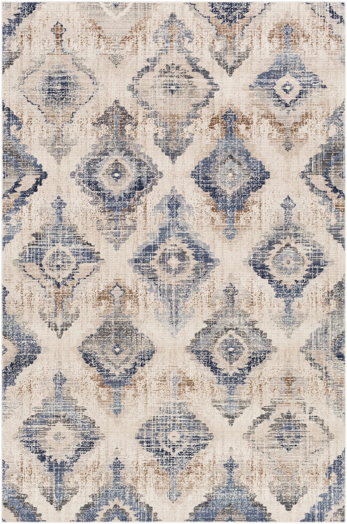 Buckner Blue Ikat Rug - Clearance