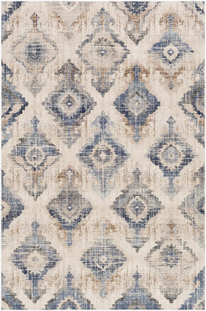 Buckner Blue Ikat Rug - Clearance