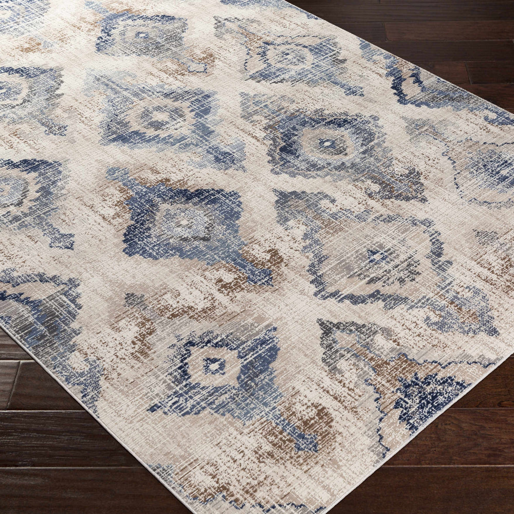 Buckner Blue Ikat Rug - Clearance