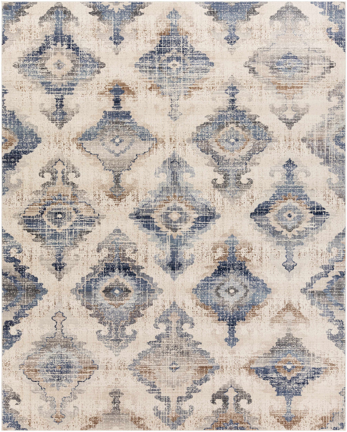 Buckner Blue Ikat Rug - Clearance