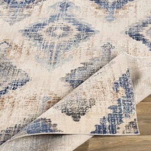 Buckner Blue Ikat Rug - Clearance