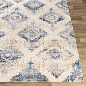Buckner Blue Ikat Rug - Clearance