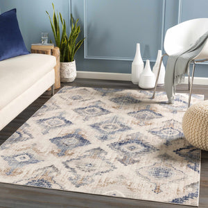 Buckner Blue Ikat Rug - Clearance