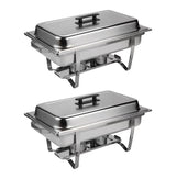 Buffet-Catering-Dish-For-Home-and-Outdoor-2-sets-Serving-Platters