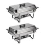 Buffet-Catering-Dish-For-Home-and-Outdoor-2-sets-Serving-Platters