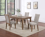 Button Tufted Upholstered Side Chair with Nailhead Trim and Solid Back, Set of 2 - Accent Chairs
