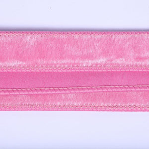 1" Velvet Luster Wired Ribbon: Pink (10 Yards)