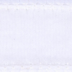 1" Velvet Luster Wired Ribbon: White (10 Yards)