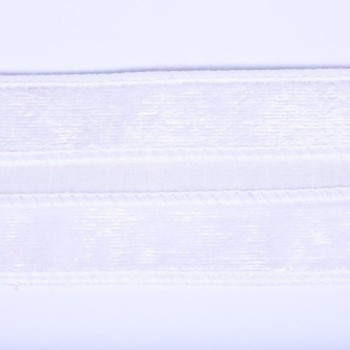 1" Velvet Luster Wired Ribbon: White (10 Yards)