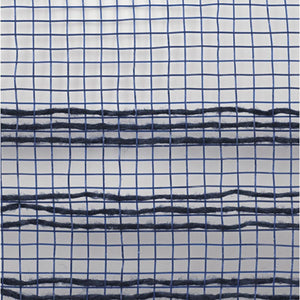 10" Border Stripe Mesh Ribbon: Navy Blue (10 Yards)