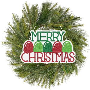 10" Merry Christmas Gumdrop Sign