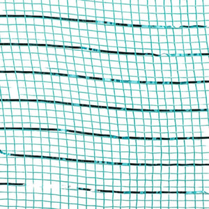 10" Metallic Aqua Dark Turquoise Foil Mesh Ribbon