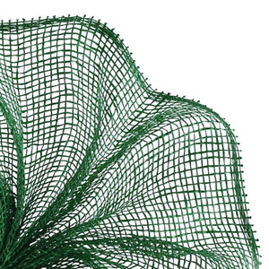 10" Poly Burlap Mesh Ribbon: Emerald Green