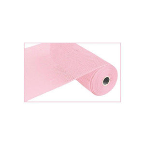 10" Poly Burlap Mesh Ribbon: Light Pink